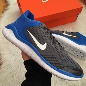 Nike Blue and Gray Women's Sneakers
